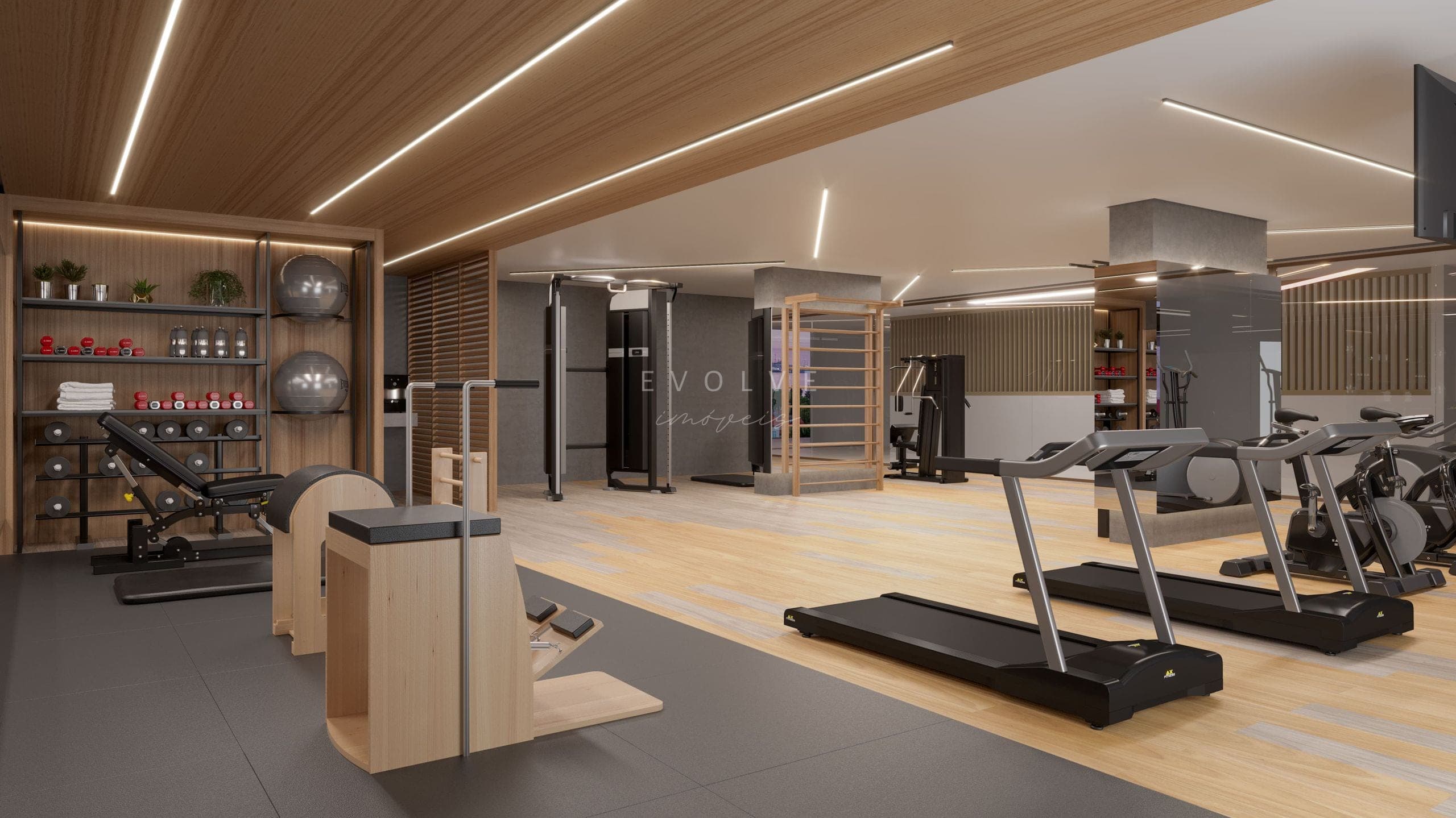 Academia do Upside Home Club em Balneário Piçarras