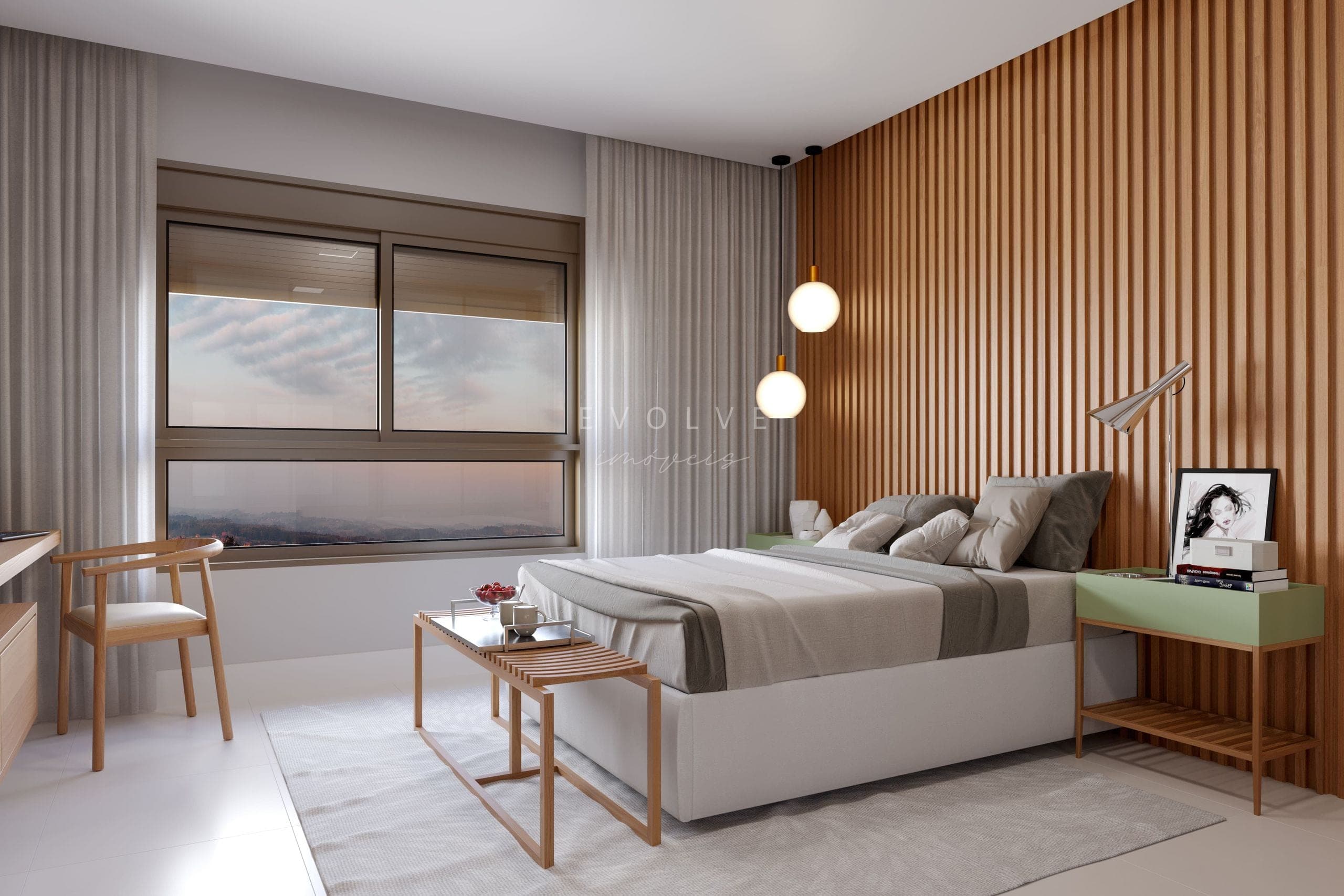 Dormitorio do Upside Home Club em Balneário Piçarras