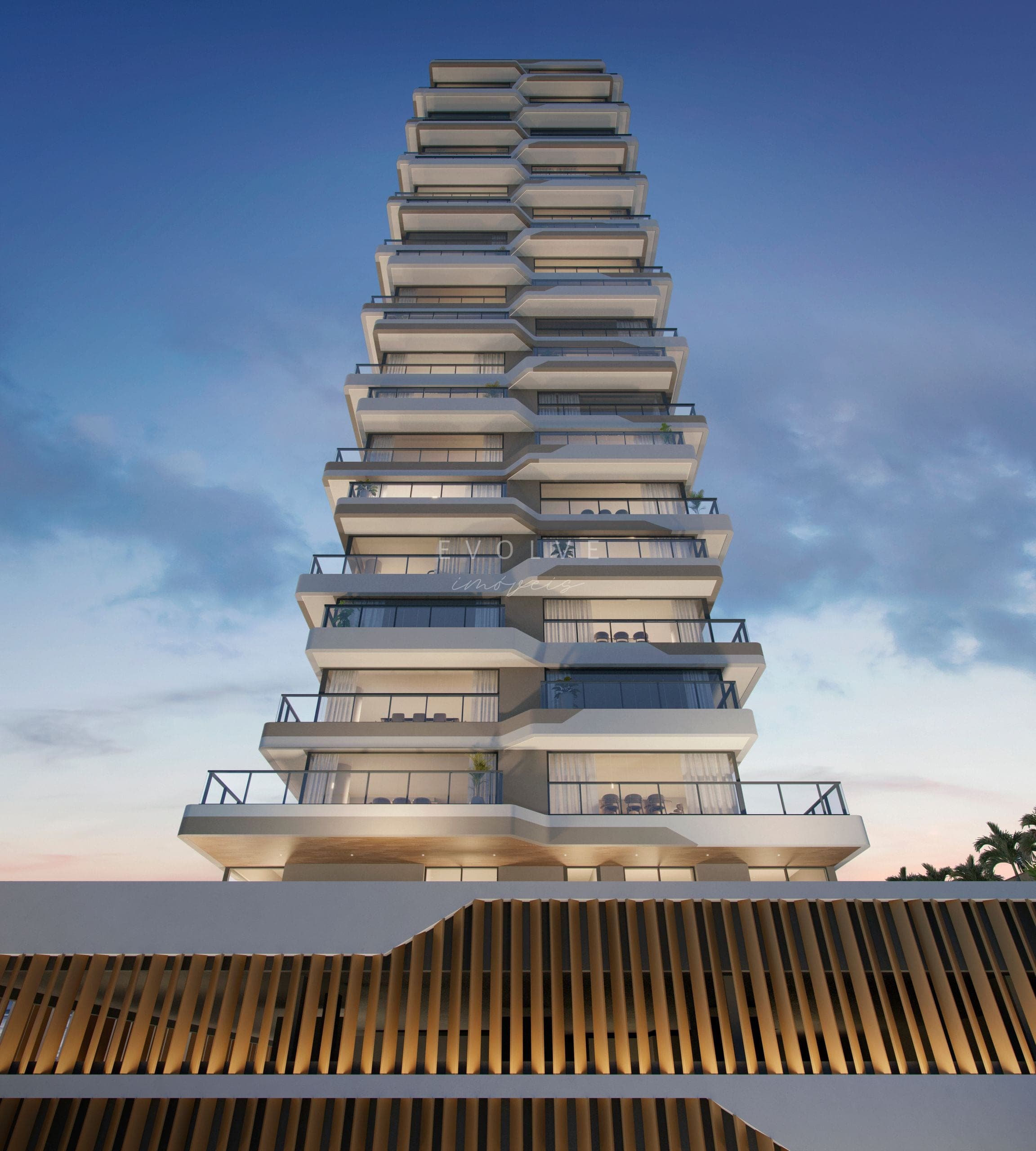 Fachada — perspectiva de baixo